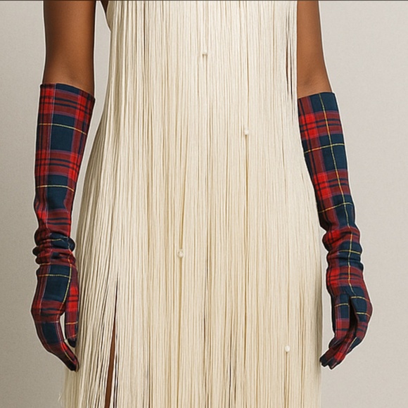 Plaid UNI opera gloves